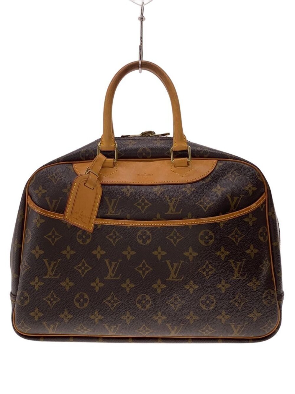 LOUIS VUITTON Bowling Vanity Deauville Monogram Canvas Brown